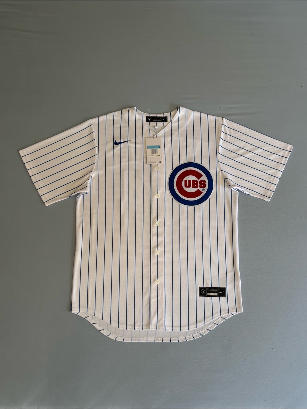 Men’s Nike Chicago Cubs MLB Jersey White Size MEDIUM